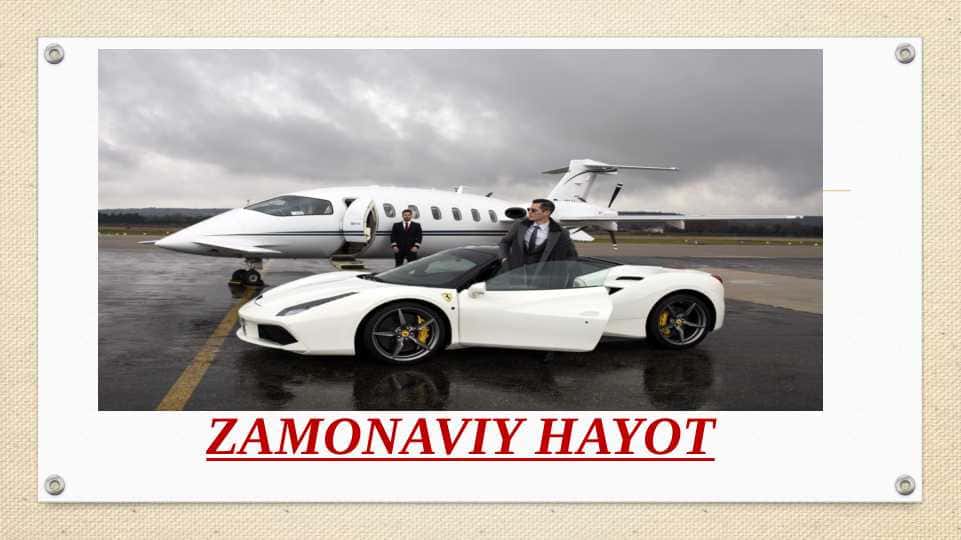ZAMONAVIY HAYOT
