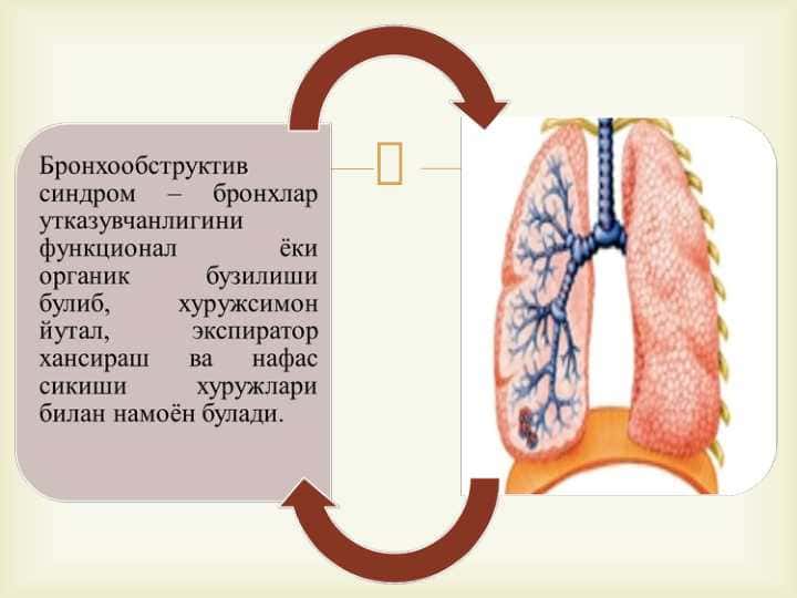 Бронхообстуктив синдром