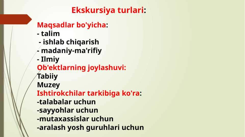 Ekskursiya turlari