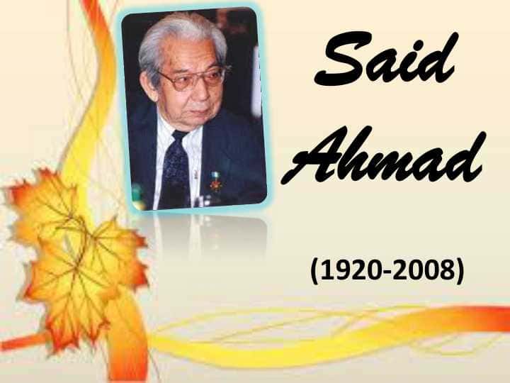 Said Ahmad hayoti va ijodi (slayd)