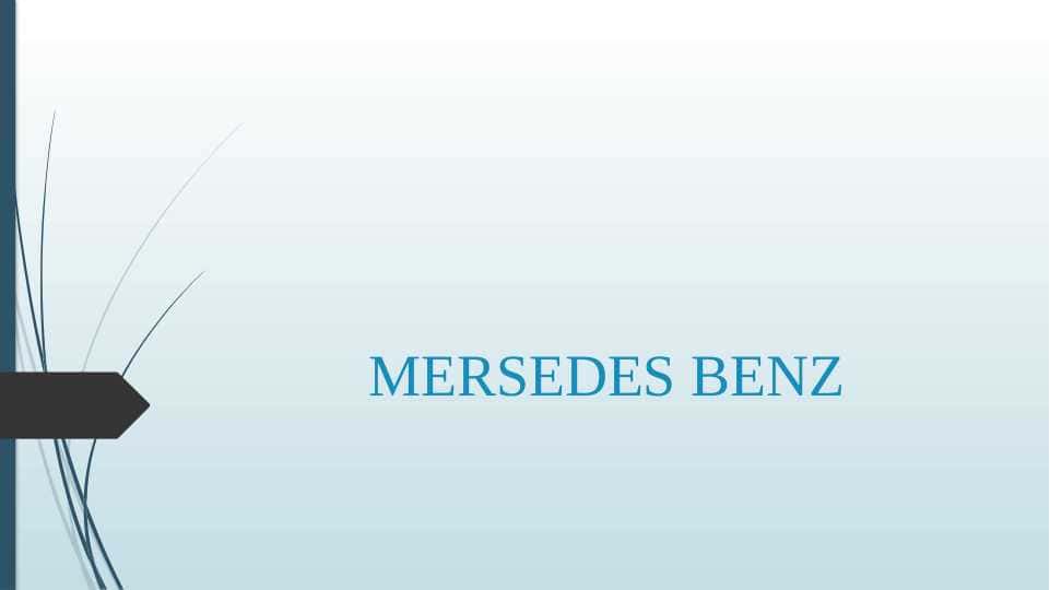 MERSEDES BENZ