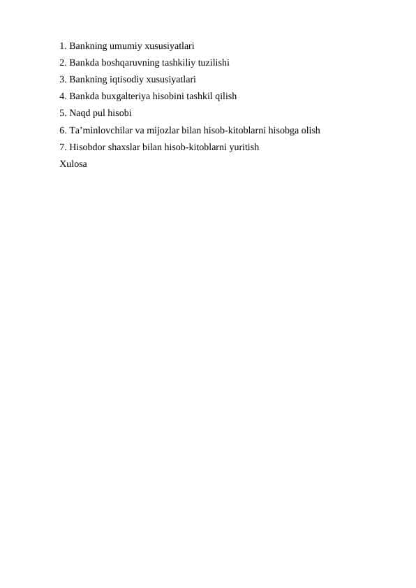 MIKROKREDIT BANK amaliyot hisoboti
