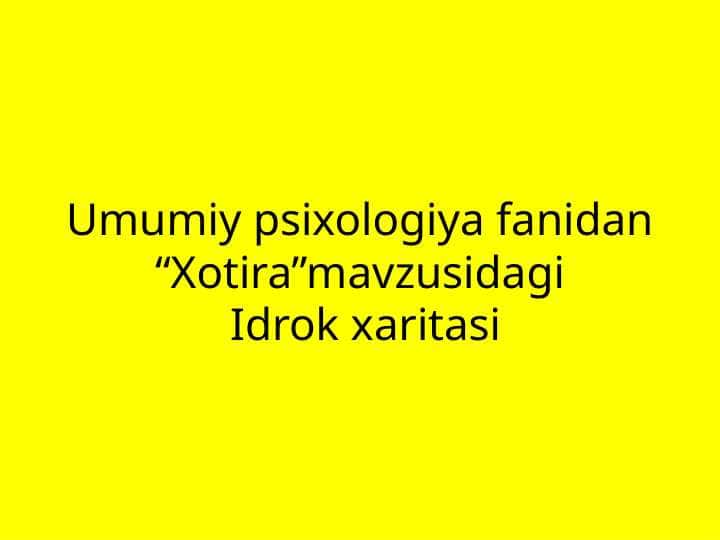 Xotira