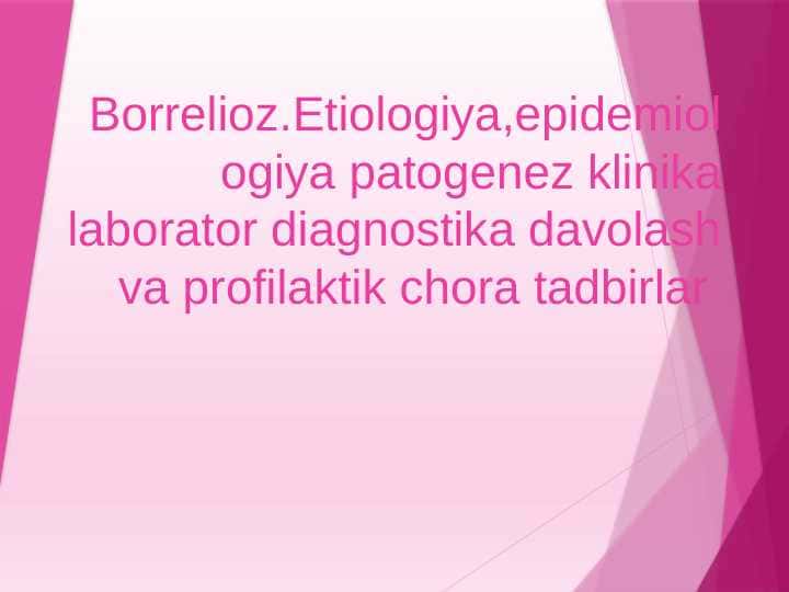 Borrelioz