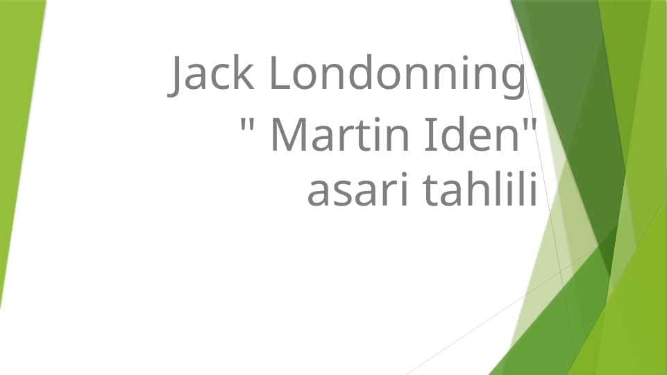 Jack Londonning