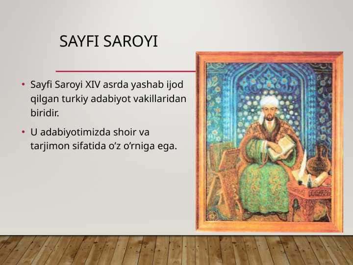 Sayfi Saroyi
