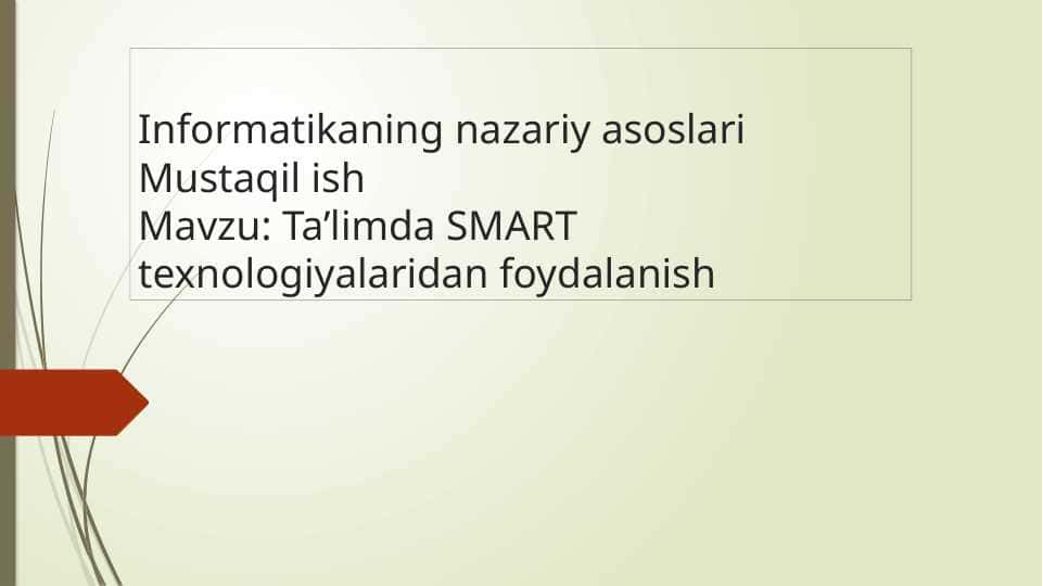 Informatika