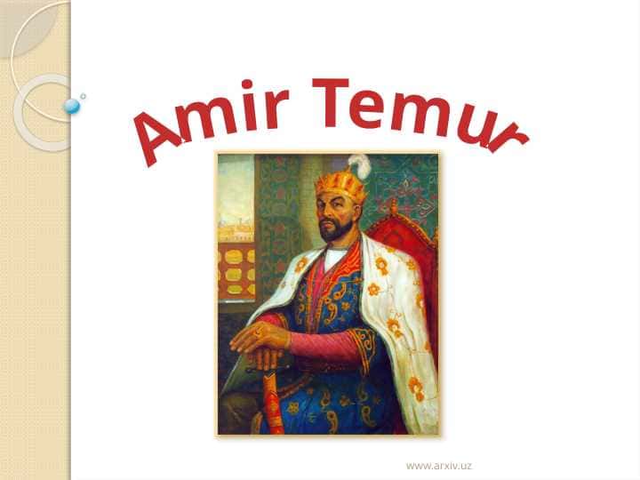 AMIR TEMUR