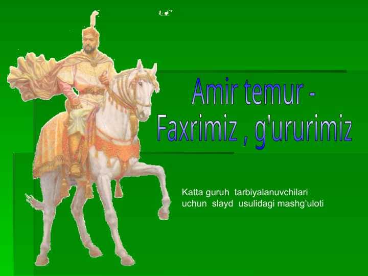 Amir temur -