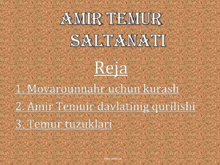 amir temur saltanati