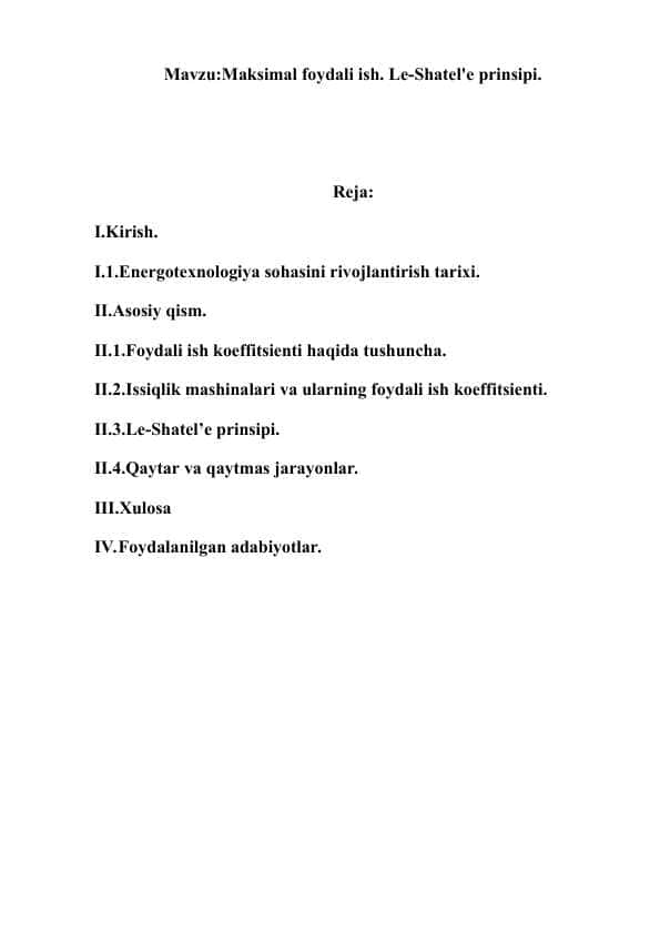 Maksimal foydali ish. Le Shatel'e prinsipi haqida.pdf