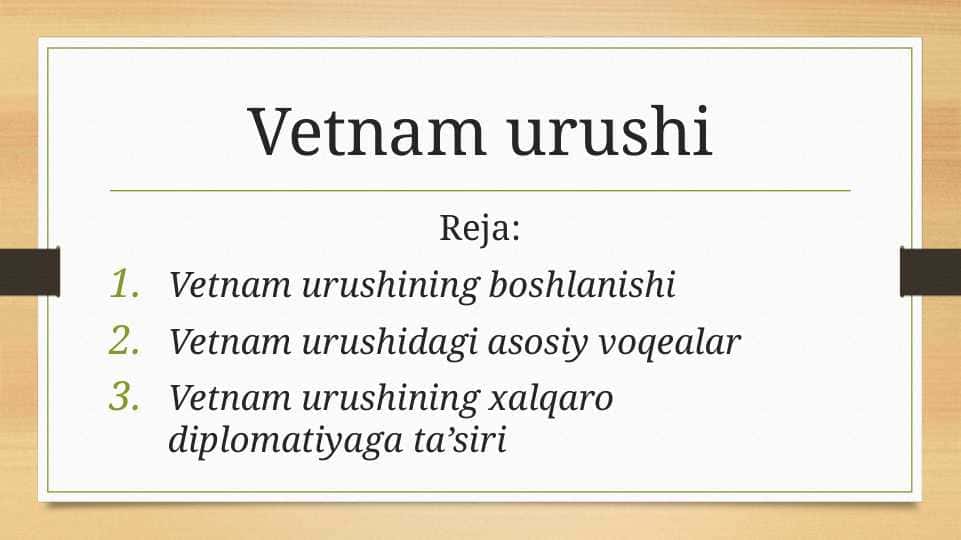 Vetnam urushi