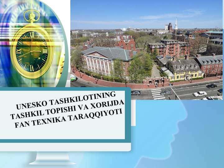TАSHKIL TОPISHI VА XORIJDA FАN TЕХNIKА TАRАQQIYOTI
