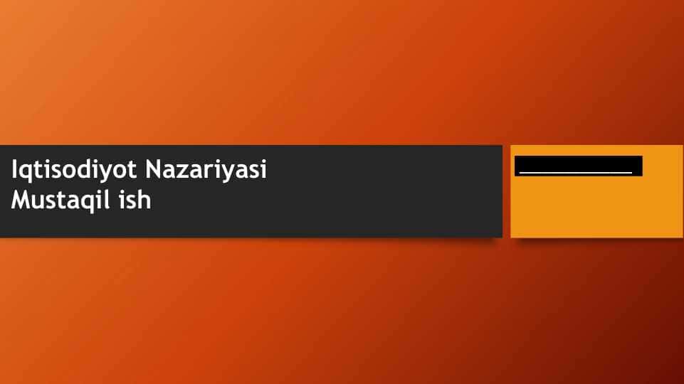 YALPI ISHCHI KUCHI, UNING BANDLIGI VA ISHSIZLIK