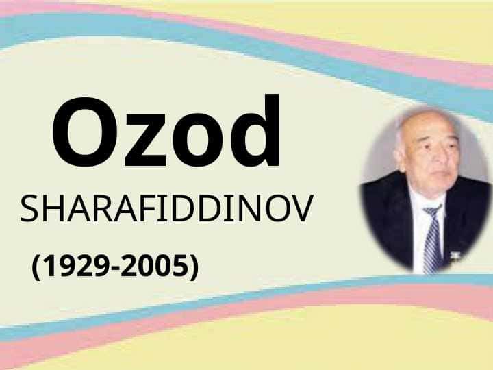 Ozod SHARAFIDDINOV