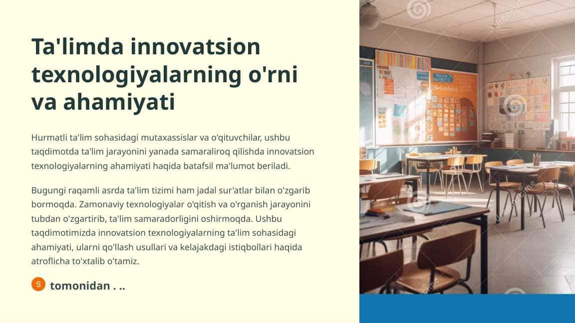 Ta'limda innovatsion texnologiyalarning o'rni va ahamiyati