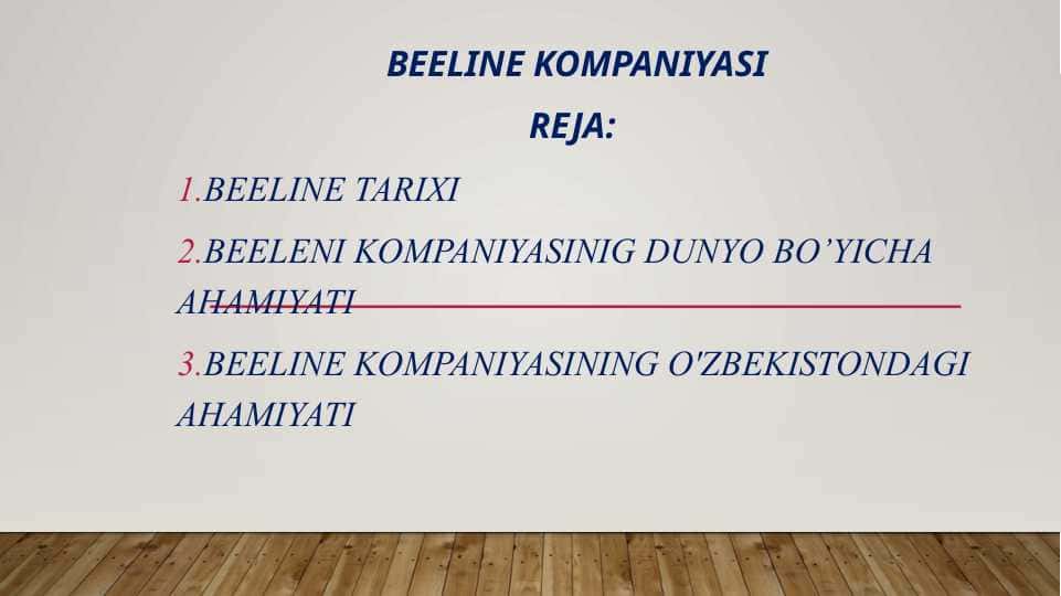 Beeline kompaniyasi