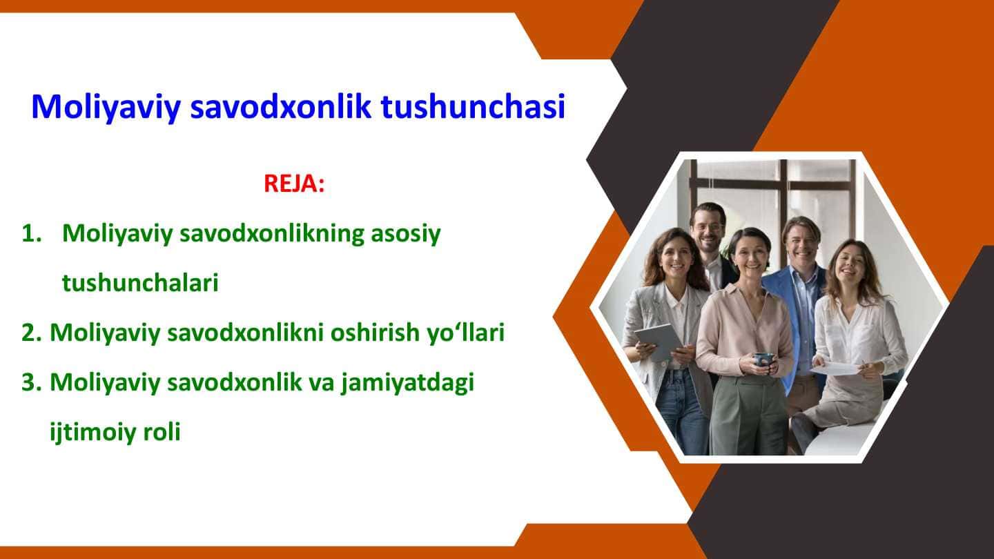 Moliyaviy savodxonlik tushunchasi