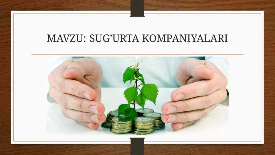 SUG’URTA KOMPANIYALARI