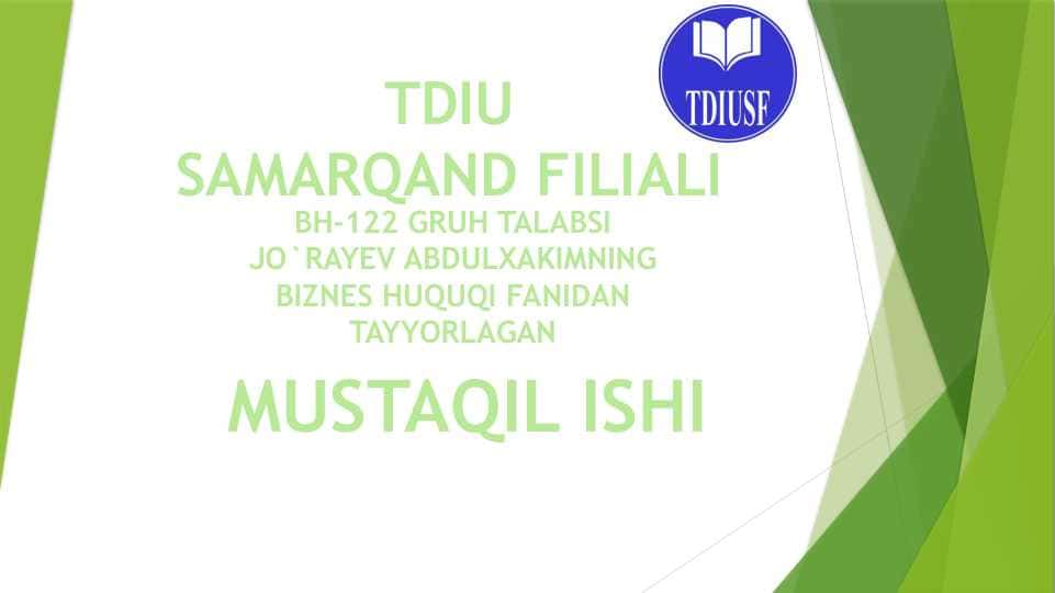 Ijtimoiy-iqtisodiy tizimlar va mulkchilik munosabatlari