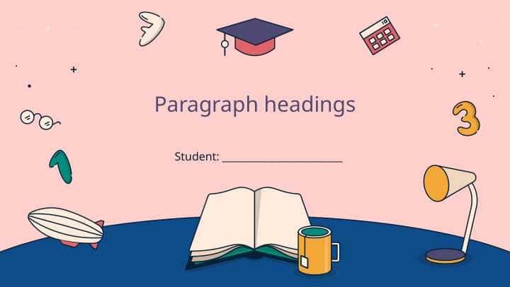 Paragraph headings
