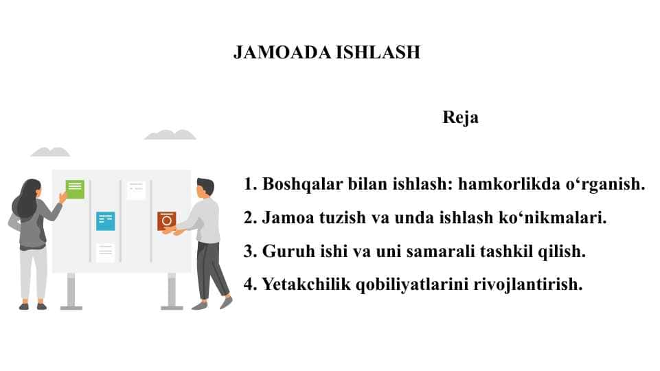 JAMOADA ISHLASH