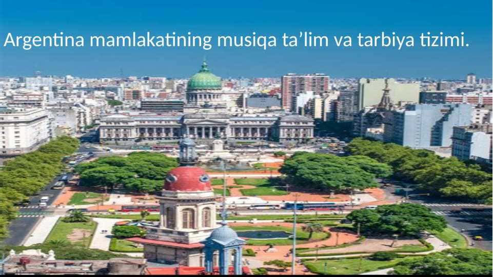 Argentina mamlakatning musiqa ta'lim tizimi