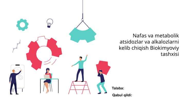 Nafas va metabolik atsidozlar va alkalozlarni kelib chiqish Biokimyoviy tashxisi