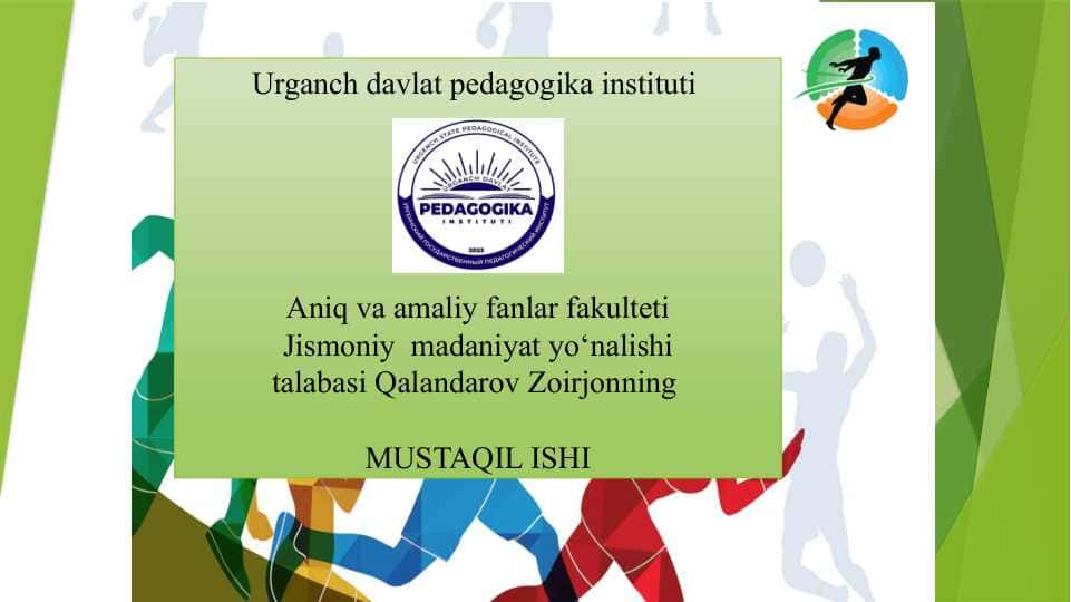 Gandbol o'yinida tayyorgarlik turlarining o'rni va ahamiyati