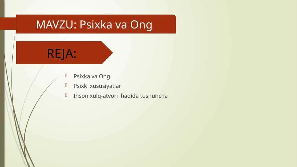 Psixka va Ong