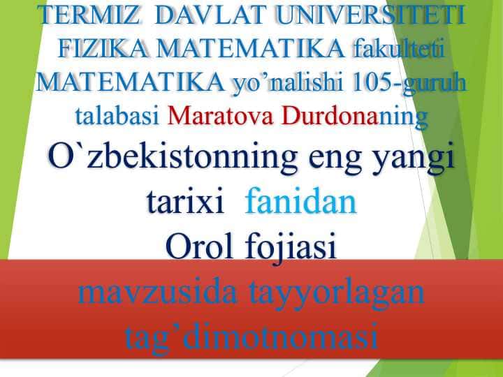 Orol fojiasi