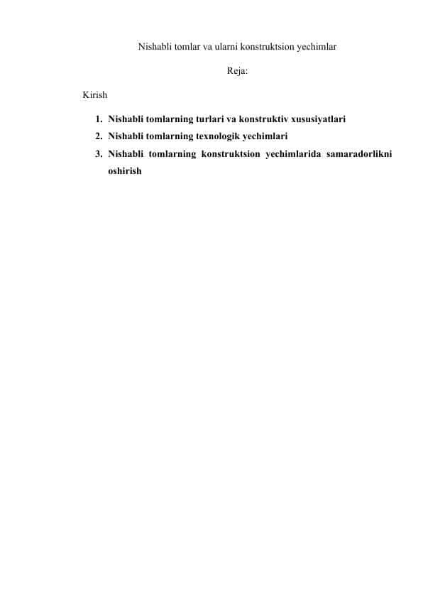 Nishabli tomlar va ularni konstruktsion yechimlar.docx