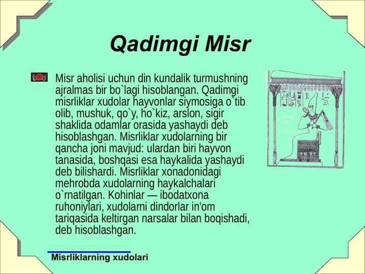 Qadimgi Misr