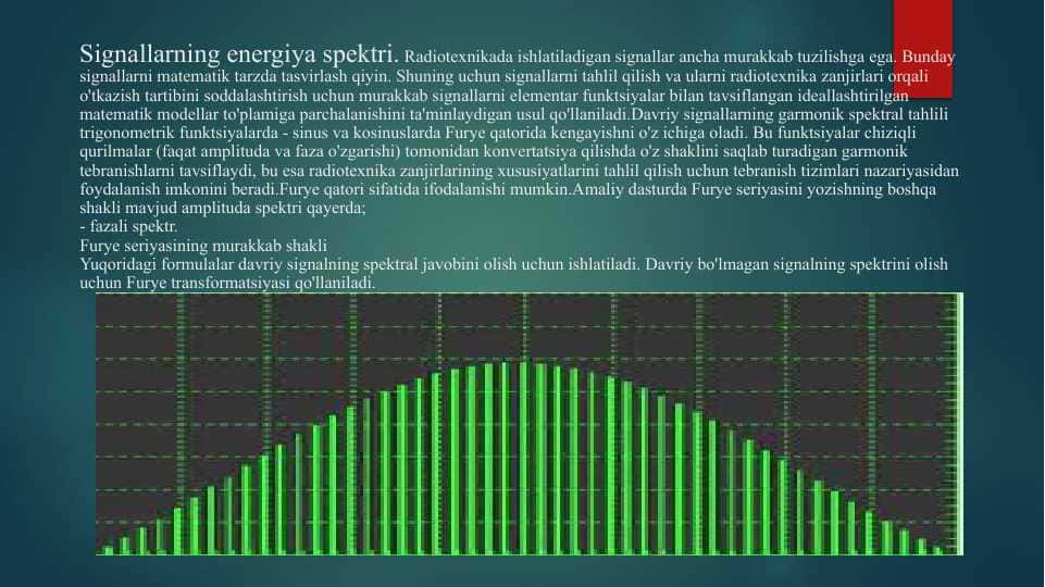 Signallarning energiya spektri