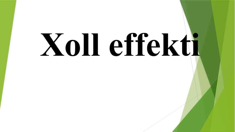 Xoll effekti