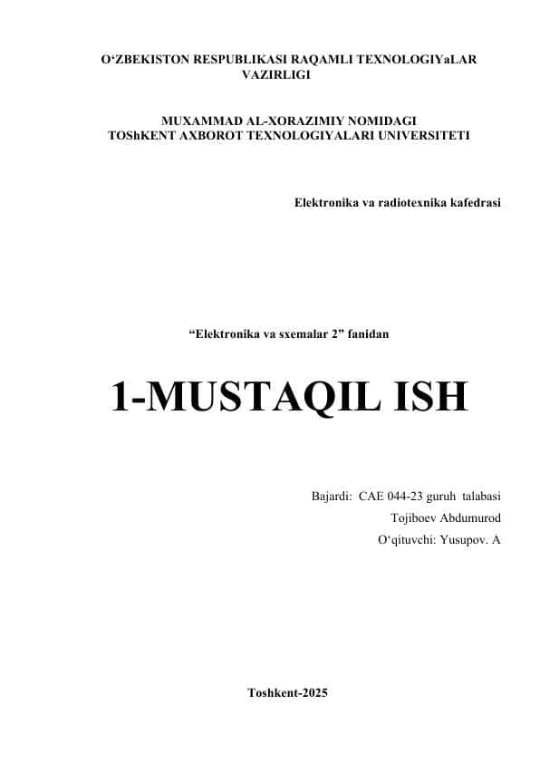 Integral mikrosxemalarning tayyorlash jarayonlari