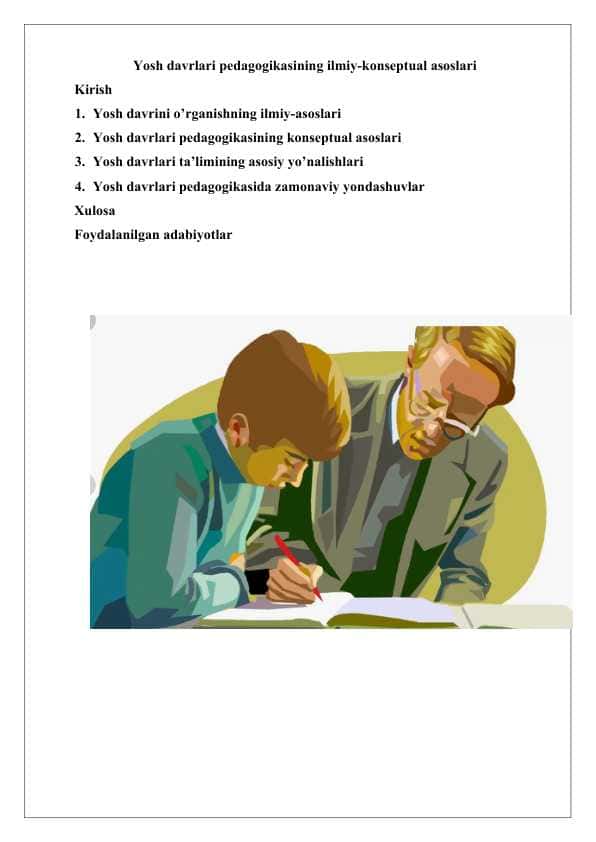 Yosh davrlari pedagogikasining ilmiy-konseptual asoslari 25