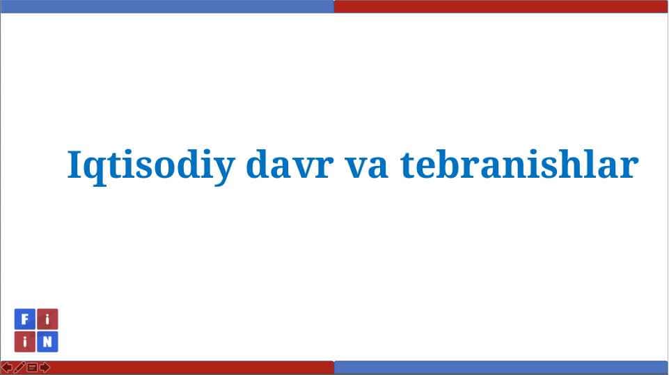 Iqtisodiy davr va tebranishlar