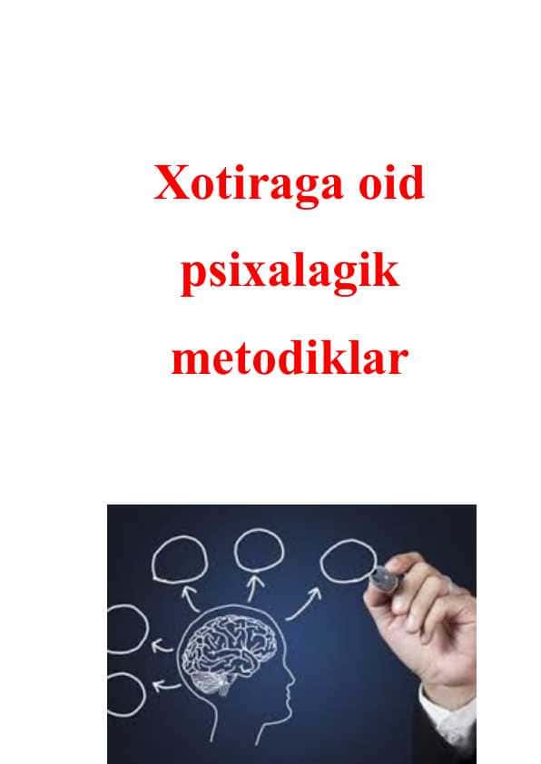 Xotiraga oid psixalagik metodiklar