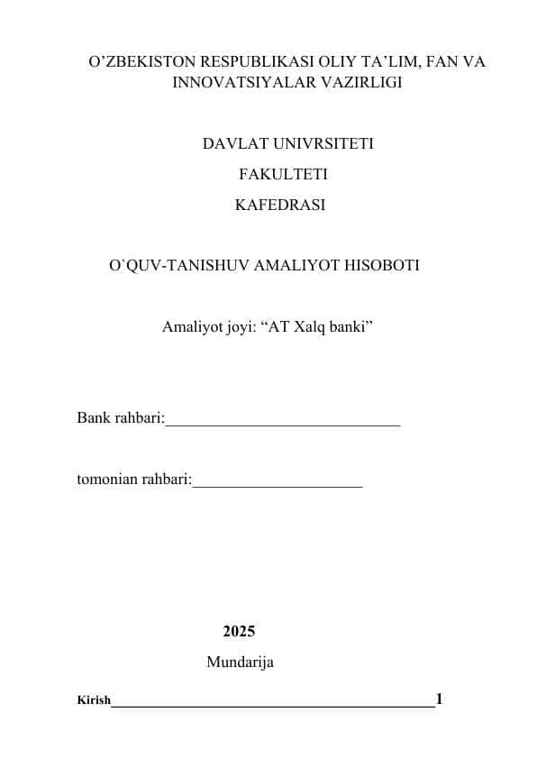 “AT Xalq banki” docx