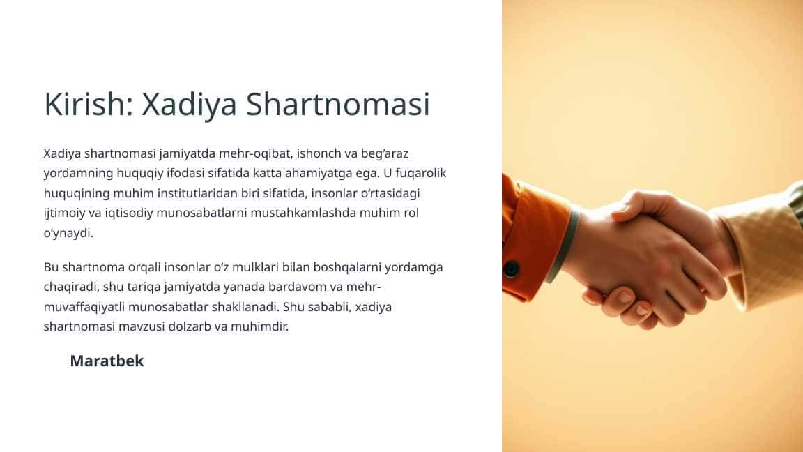 Xadiya Shartnomasi