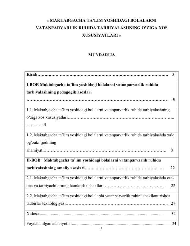 maktabgacha-ta-lim-yoshidagi-bolalarni-vatanparvarlik-ruhida-tarbiyalashning-o-ziga-xos-xususiyatlari