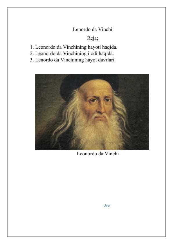 Leonordo Da Vinchi
