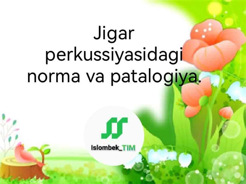 Jigar perkussiyasidagi norma va patalogiya