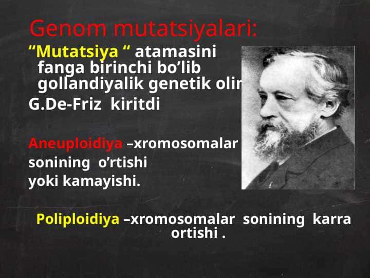 Genom mutatsiyalari: