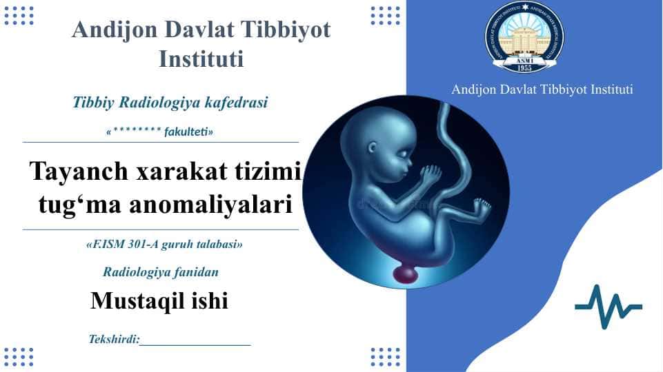 Tayanch xarakat tizimi tug‘ma anomaliyalari - Таянч харакат тизими туғма аномалиялари