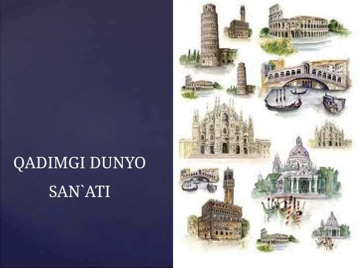 QADIMGI DUNYO SAN`ATI
