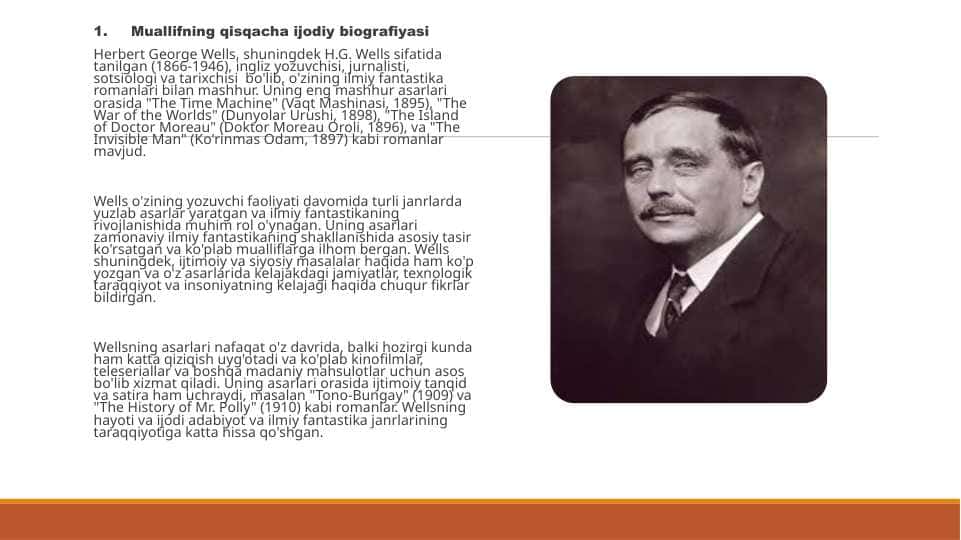 Herbert George Wells Doktor Moro Oroli asari