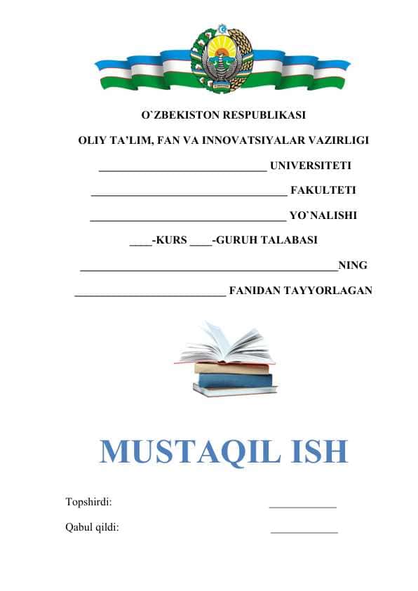 INNOVATSION LOYIHALARNI MOLIYALASHTIRISH TIZIMI