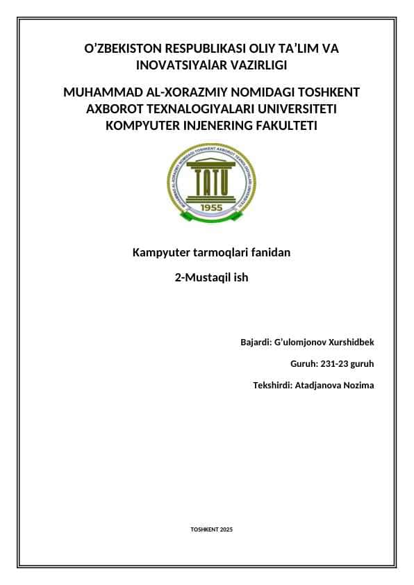 VPN arxitektursasi